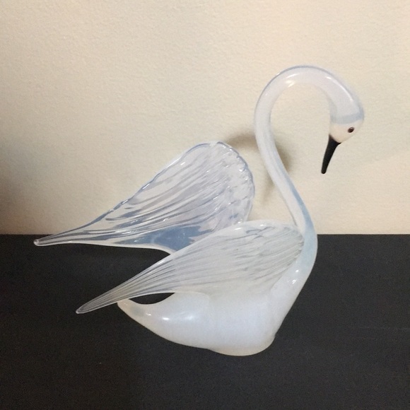 Vintage glass swan - Picture 2 of 4